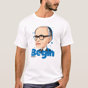メナヘム・ベギンのイスラエルの総理大臣 Tシャツ
