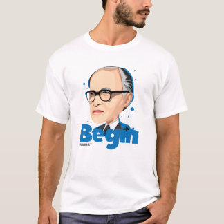 メナヘム・ベギンのイスラエルの総理大臣 Tシャツ