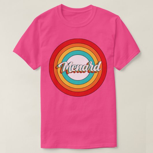 メナード名シャツヴィンテージメナード円 Tシャツ (デザイン正面)