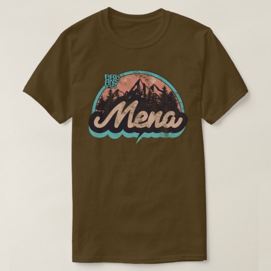 メナ・アーカンソー州 Tシャツ (デザイン正面)