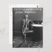 メニエールの骸骨のポストカード ポストカード (正面/裏面)