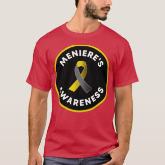 メニエール病障害障害認識度 Tシャツ