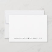 メニュエレガントー選択ウェディングRSVP 出欠カード (裏面)