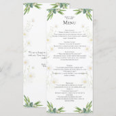 メニュカスタムーユーカリデイジーテーマフラットメニュー メニュー (正面/裏面)