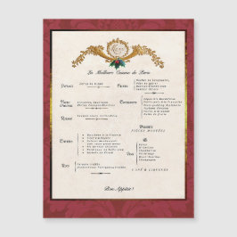 メニュフランスのーホリデー冷蔵庫デコール磁気カード