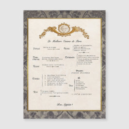 メニュフランスのー冷蔵庫デコール磁気カード