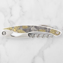 メニュフランスのー「Vin」コルクエレガントスクリュー（白） ソムリエナイフ