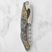 メニュフランスのー「Vin」コルクエレガントスクリュー（黒） ソムリエナイフ (裏面)