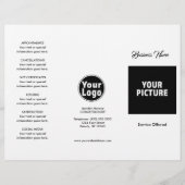 メニューおよび価格ガイド チラシ (正面)