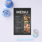 メニューちらし チラシ (シングル)