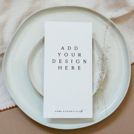 メニューとプログラムの印刷 サンキューカード