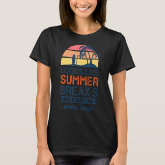 メニューの男の子の夏休み Tシャツ