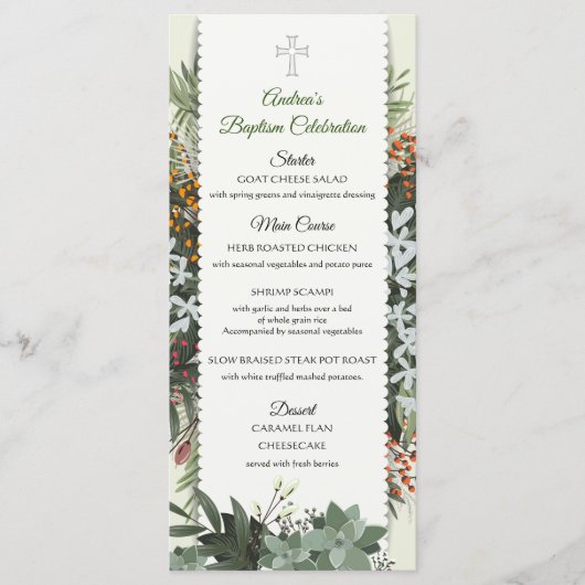 メニューの表示 メニュー (正面)