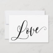 メニューの選択肢を含むRSVPカードの詳細 出欠カード (裏面)