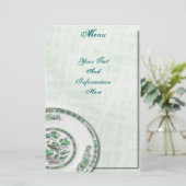 メニューひな形 便箋 (スタンド正面)