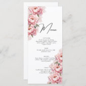 [メニューを作成しない]赤面 メニュー (正面/裏面)