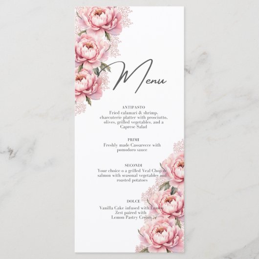 [メニューを作成しない]赤面 メニュー (正面)