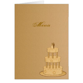 メニューを結婚するロマンチックなヴィンテージ