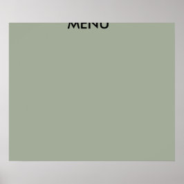 メニューアートポスター ポスター