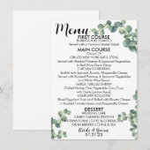 メニューオプション メニュー (正面/裏面)