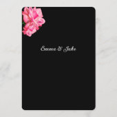 メニューカードピンクローズ メニュー (裏面)