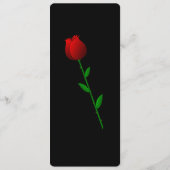 メニューカードレッドローズ メニュー (裏面)