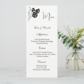 メニューカード – バラ メニュー (スタンド正面)