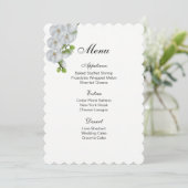 メニューカード – 白の蘭 メニュー (スタンド正面)