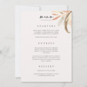 メニューカー結婚ド配置のディナーケータリングC100 サンキューカード (正面)