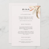 メニューカー結婚ド配置のディナーケータリングC100 サンキューカード (正面/裏面)