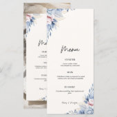 メニューカ結婚ードのフラットフードメニュー メニュー (正面/裏面)