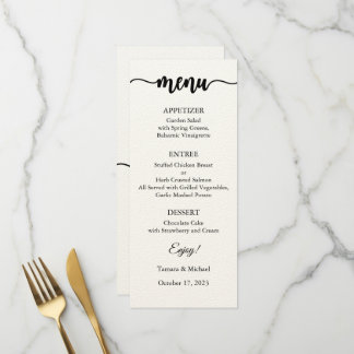 メニューカ結婚ード、メニュー、ディナー、ランチ メニュー