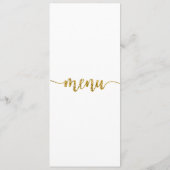 メニューカ結婚ード、メニュー、ディナー、ランチ メニュー (裏面)