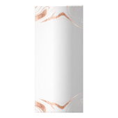 メニューシルバーバラ金ゴールド大理石エレガントな結婚式 ラックカード (裏面)