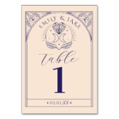 メニューテーブルタロット神秘的な結晶の衛星の数 テーブルナンバー (裏面)