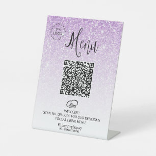 *~*メニューテーブルテントテーブルトップグリッターペデスタル記号 台座サイン