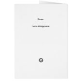 メニューディナーカードシルバーブルーダイヤモンド (裏面)