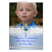 メニューディナーカードファースト聖餐会 (正面)