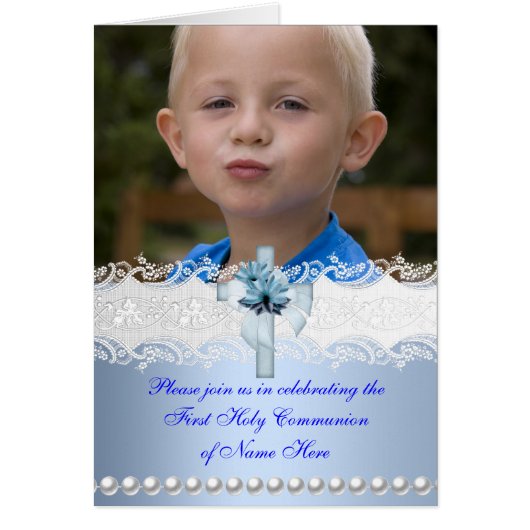 メニューディナーカードファースト聖餐会 (正面)