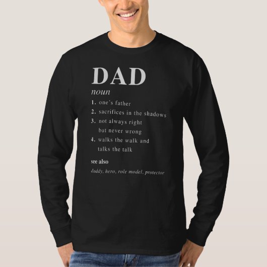 メニューパパ定義 Tシャツ (正面)