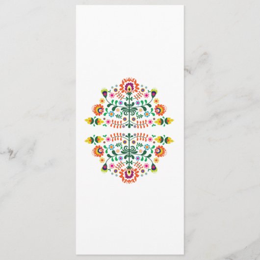 メニューフェスタのパーティーのメキシコ結婚式のライムの披露宴 メニュー (裏面)