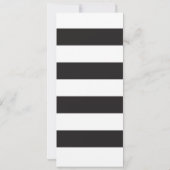 メニューフローラ白黒エレガントウェディング披露宴 招待状 (裏面)