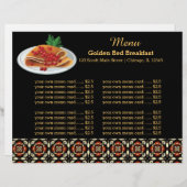 メニューブレックファースト (正面/裏面)