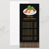 メニューブレックファースト メニュー (正面/裏面)