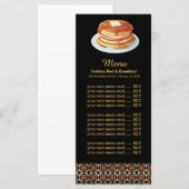 メニューブレックファースト メニュー (正面/裏面)