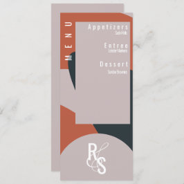 メニュープランナーテラコッタブルー結婚ズ 招待状