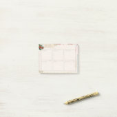 メニュープラン（週単位） ポストイット (デスク上)