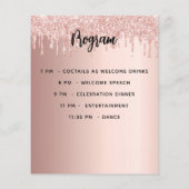 メニュープログラムバラ金ゴールドは誕生日の予算を乾燥 チラシ (裏面)