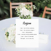 メニュープログラム白カスタムパーティー色予算 チラシ