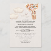 メニューベビーシャワーバルーン エンクロージャーカード (正面)